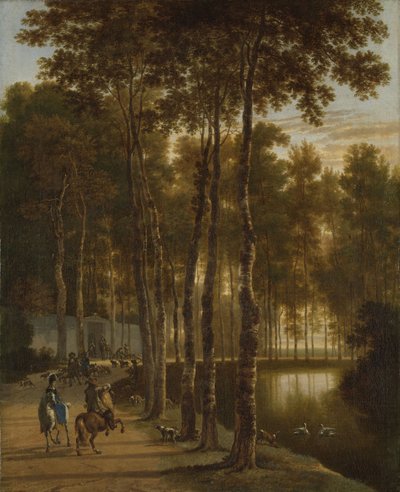 The Avenue of Birches by Jan Hackaert